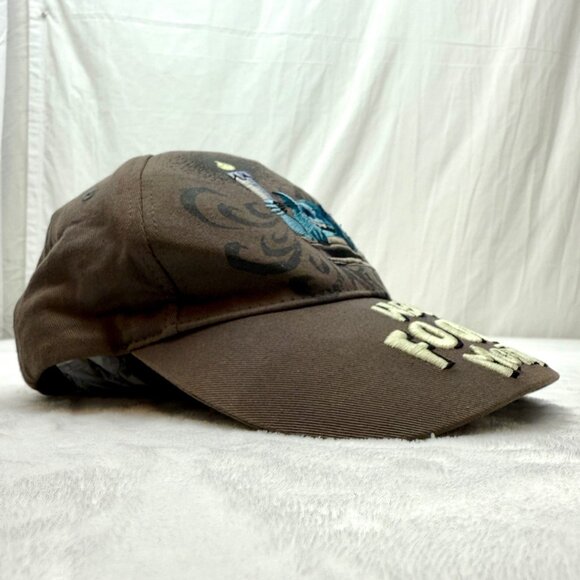 Disney Haunted Mansion Welcome Foolish Mortals Gargoyle Adj Youth Cap Gray (B) - Picture 3 of 12